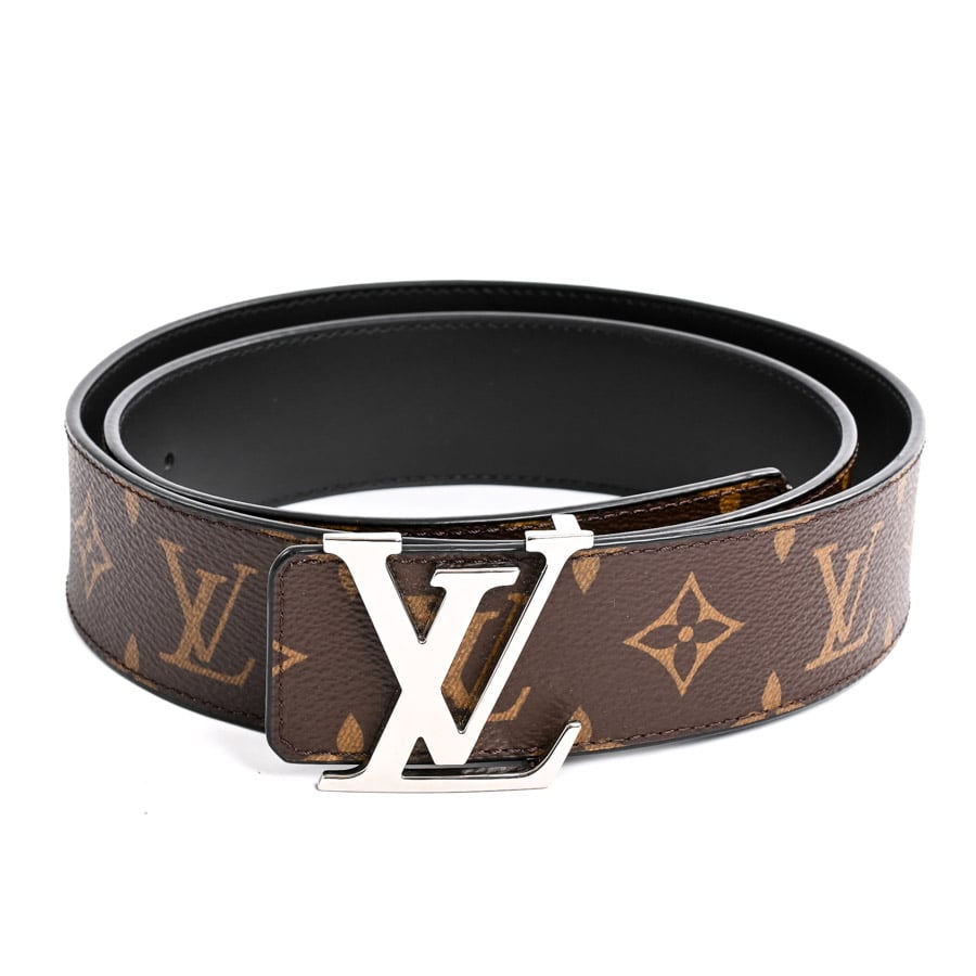 LVイニシャル40MMモノグラム ブラウン メーカーサイズ90/最短85/最長95x幅4cm(実寸)