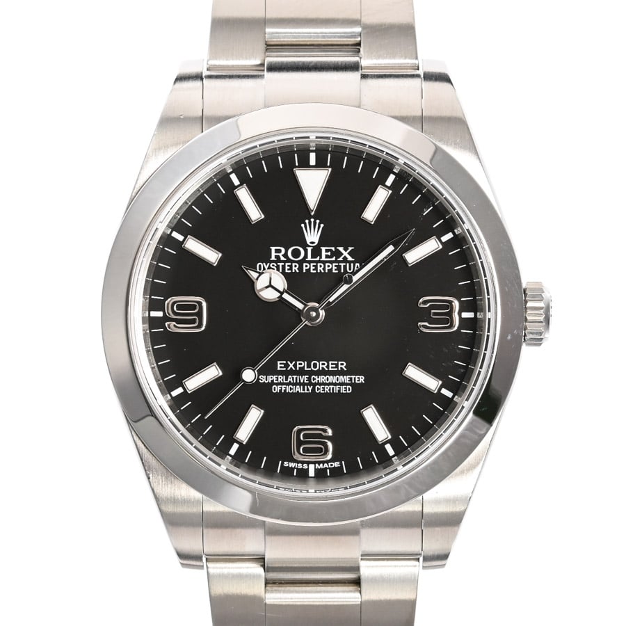 エクスプローラー ブラック ケース:約39mm/ブレスサイズ:約19cm