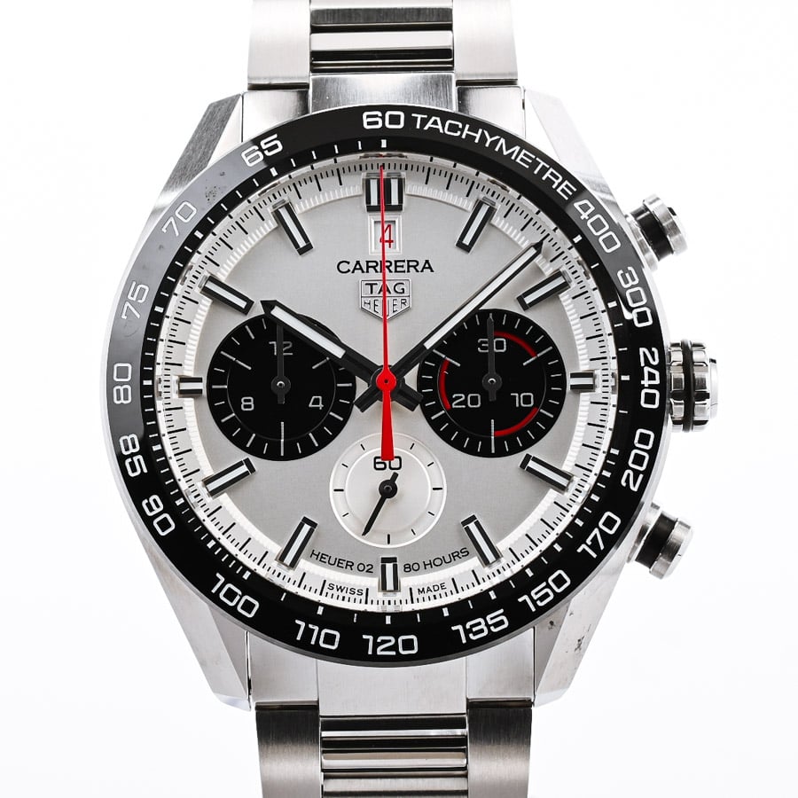 カレラスポーツ クロノグラフ 160th シルバー / ベルトカラー：ステンレス ケース:約44mm/ブレスサイズ:約20cm