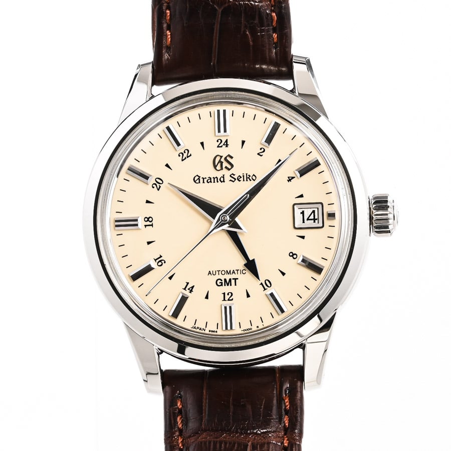 9Sメカニカル GMT アイボリー ケース:約39.5mm