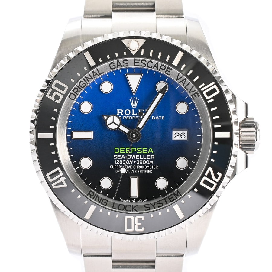 ディープシー ブルー ケース:約44mm/ブレスサイズ:約19cm