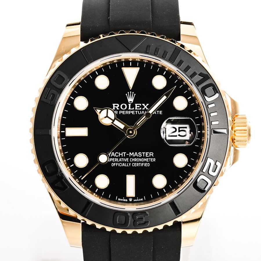 ヨットマスター42 ブラック ケース:約42mm