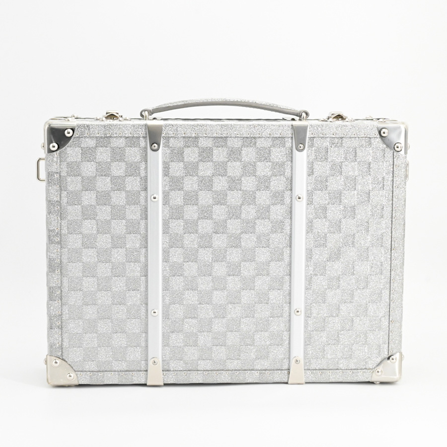 ハードトランク シルバー 約W37xH27xD9cm(実寸)