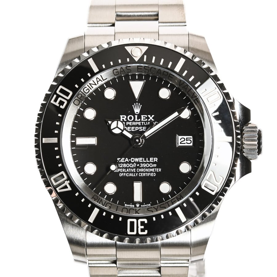 ディープシー ブラック ケース:約44mm/ブレスサイズ:約18cm