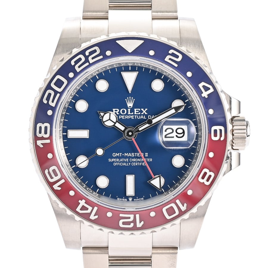 GMTマスター2 ブルー ケース:約40mm/ブレスサイズ:約18.5cm
