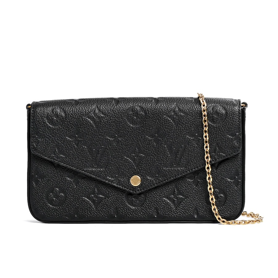 ポシェットフェリシー ノワール 約W21.5xH12xD3cm