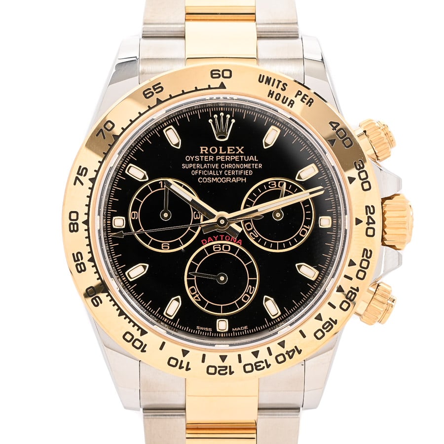 デイトナ ブラック ケース:約40mm/ブレスサイズ:約18.5cm