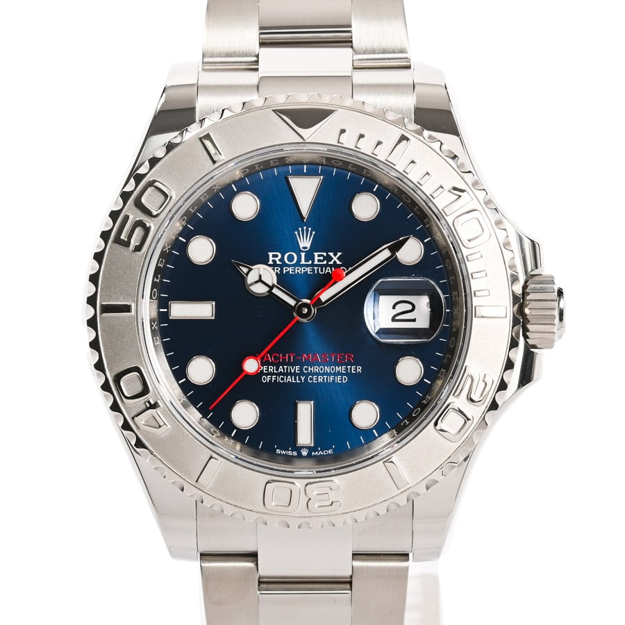 ヨットマスター40 ブルー ケース:約40mm/ブレスサイズ:約18.5cm