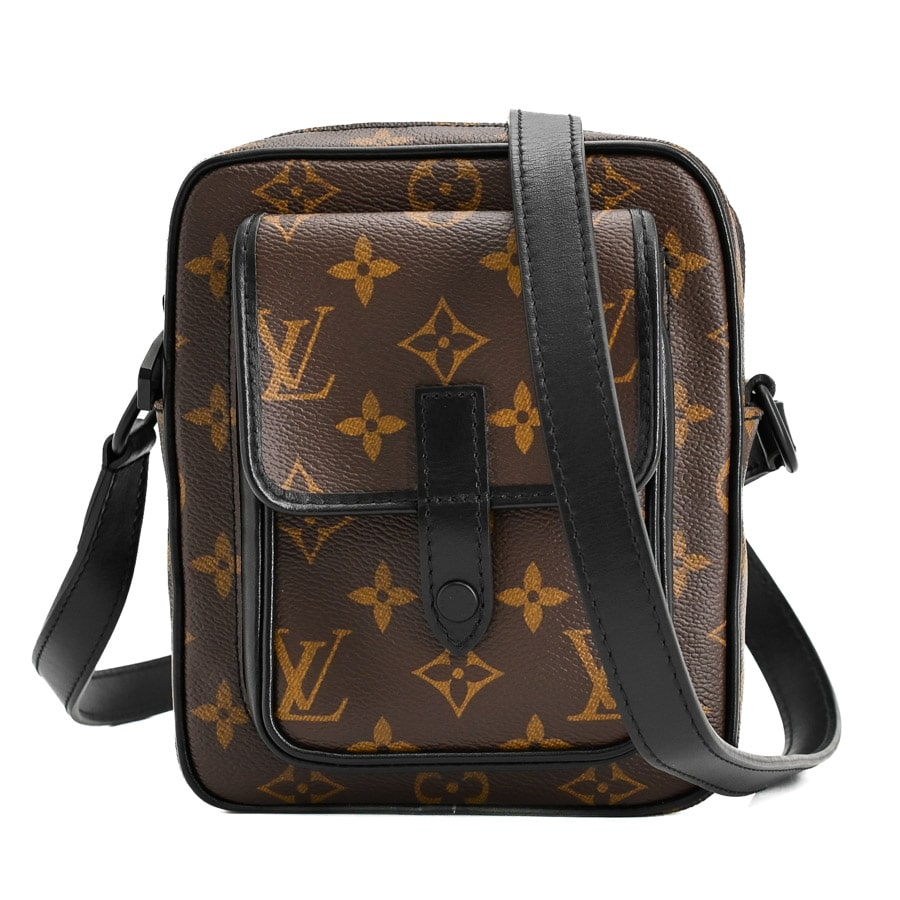 クリストファーウエアラブルウォレット ブラウン 約W15xH18xD5cm(実寸)