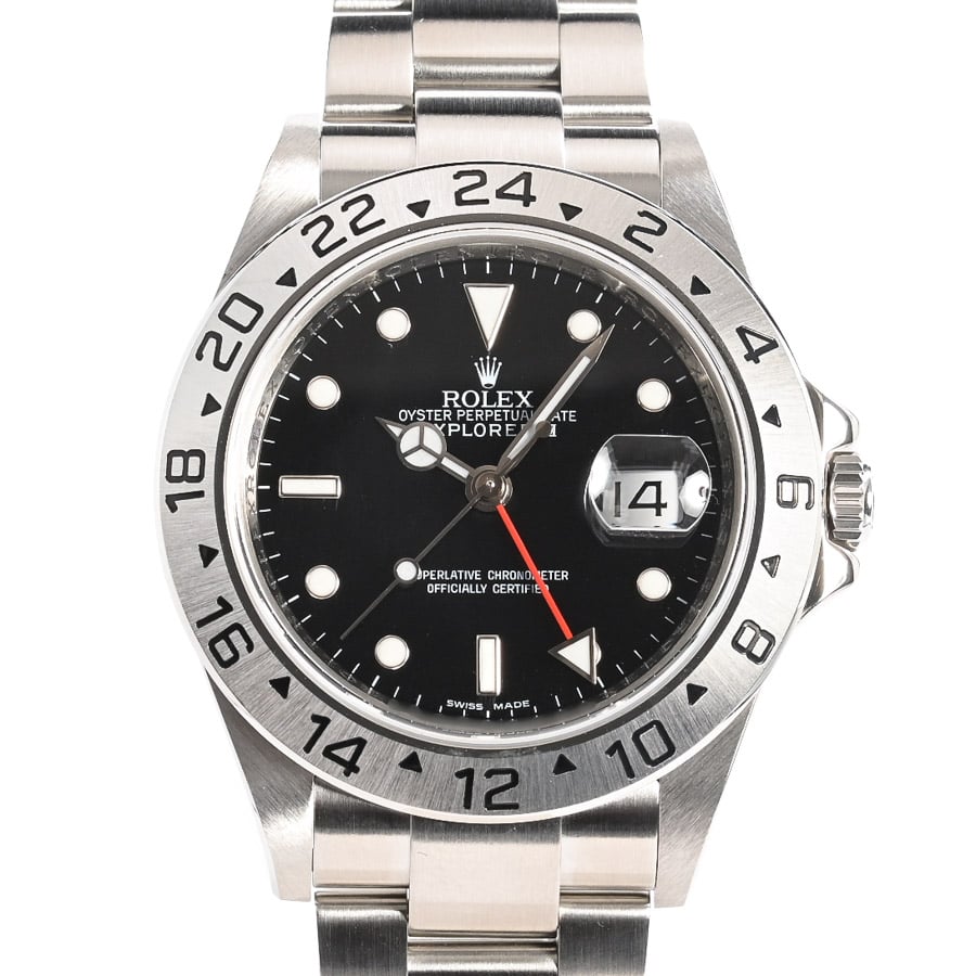 エクスプローラー2 ブラック ケース:約40mm/ブレスサイズ:約18cm