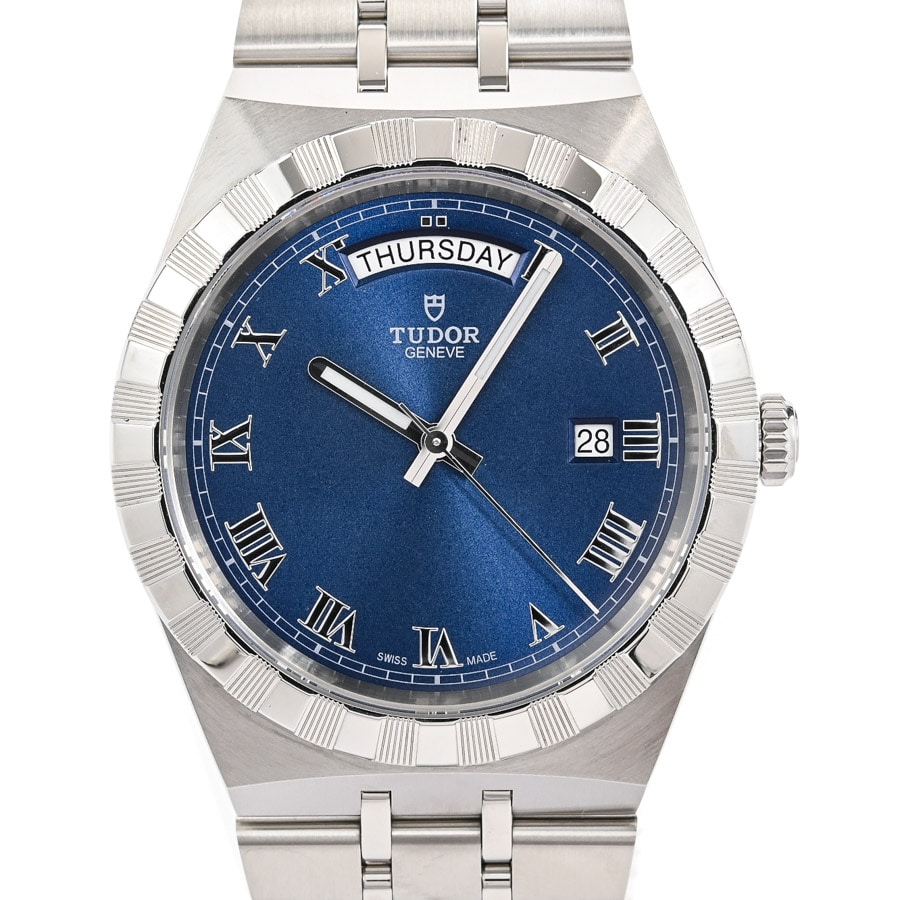 ロイヤル　デイトデイ ブルーローマン ケース:約41mm/ブレスサイズ:約18.5cm