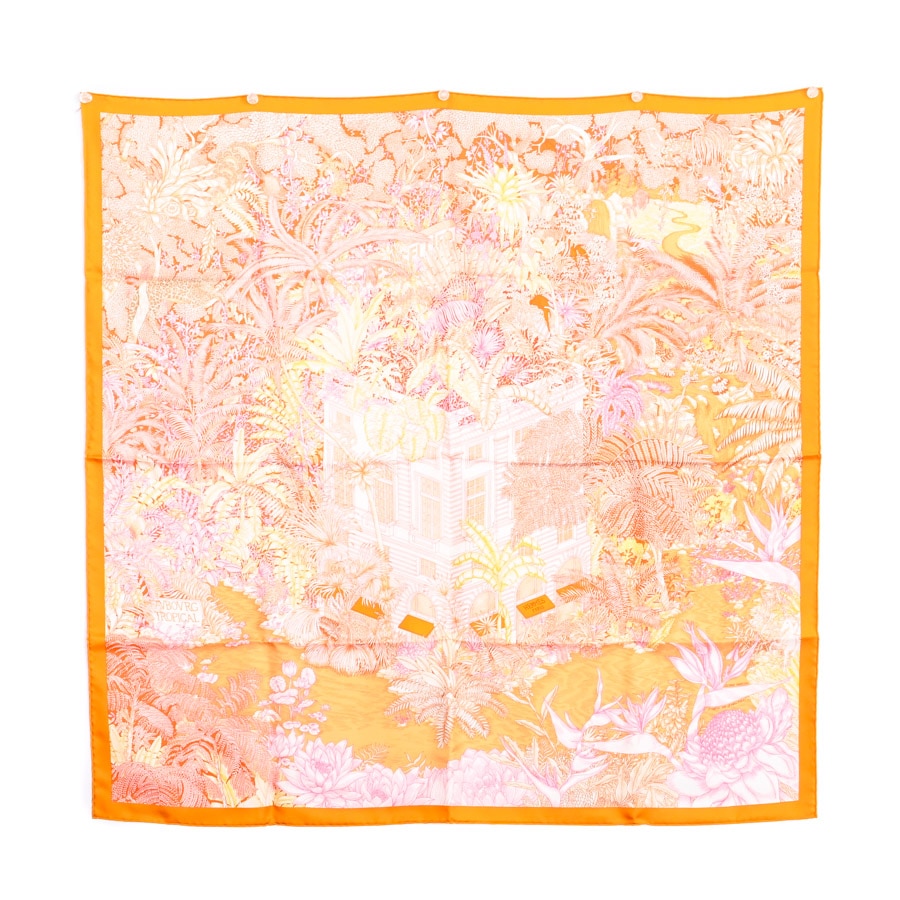 カレ90 オレンジ 約W90xH90cm