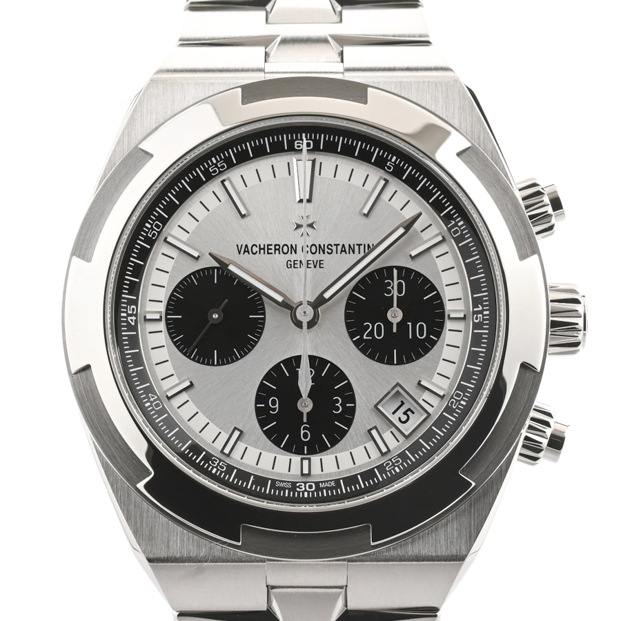 オーバーシーズ クロノグラフ シルバー・ブラック / ベルトカラー：ステンレス ケース:約42mm(実寸)/ブレスサイズ:約19cm