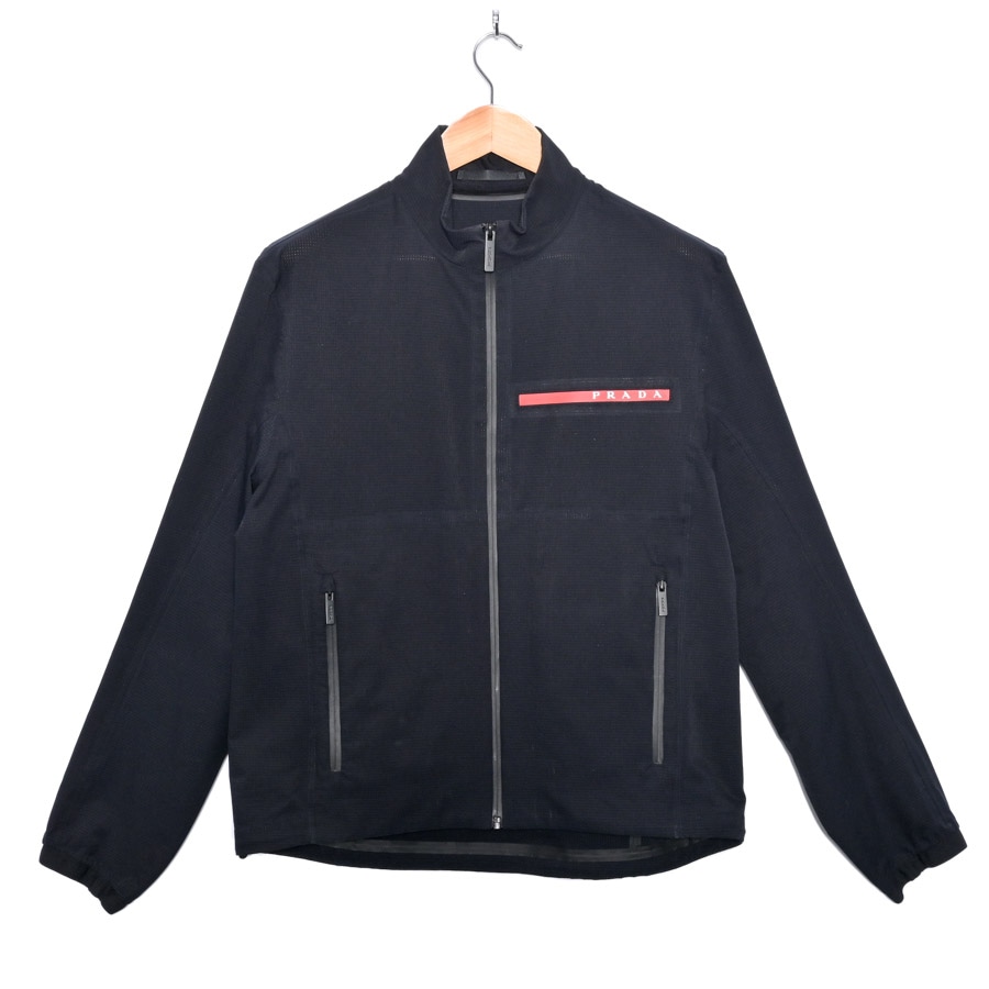 ライトバイストレッチ ジャケット ブラック メーカーサイズ38/肩幅49x身幅58x着丈68x袖丈67cm(実寸)