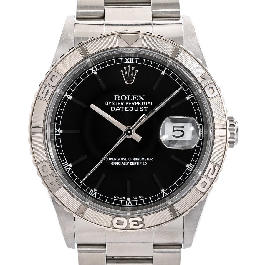 サンダーバード ブラック ケース:約36mm/ブレスサイズ:約18cm