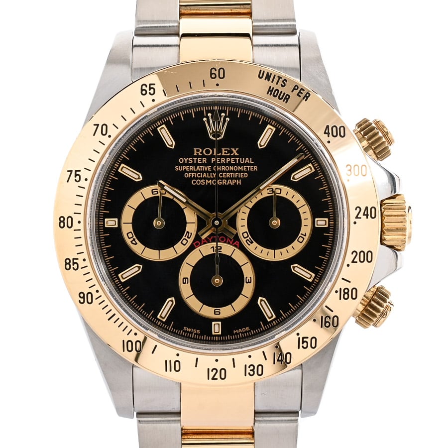 デイトナ ブラック ケース:約40mm/ブレスサイズ:約18cm