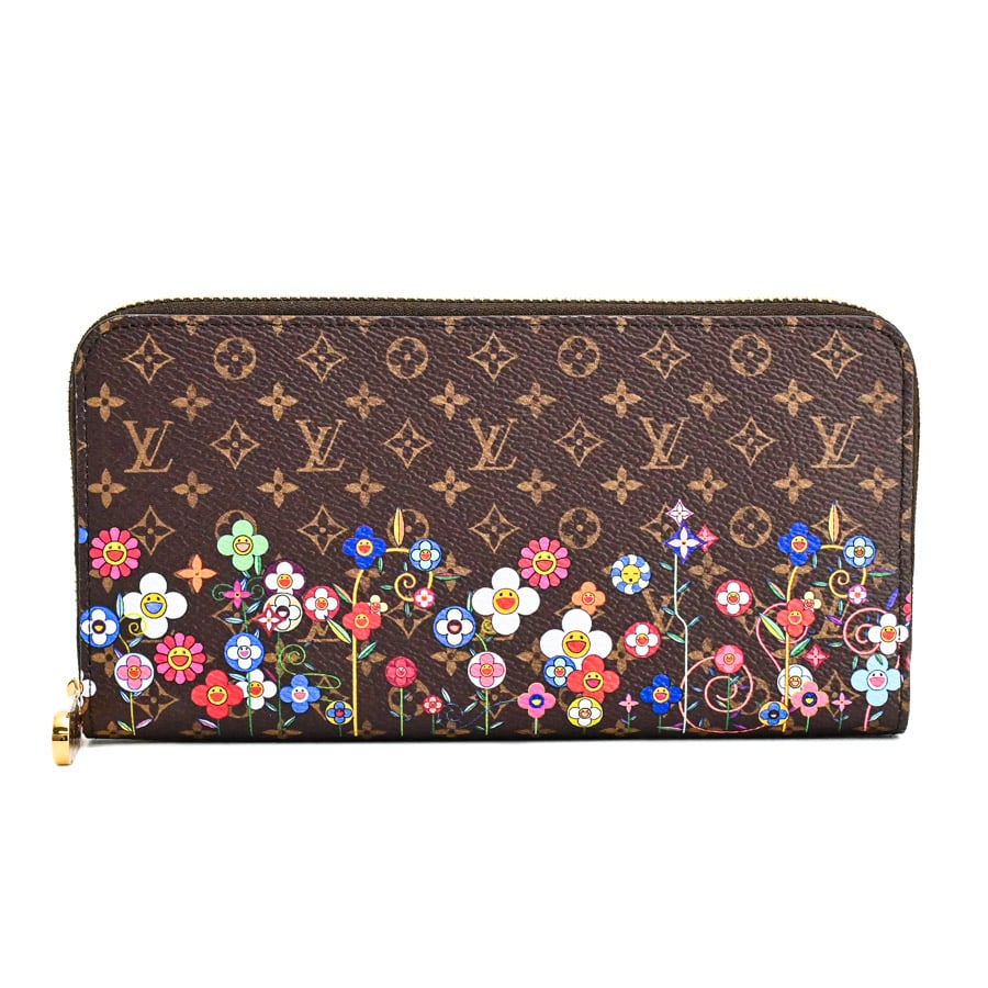 LVxTMジッピーウォレット ピンク 約W19xH10cm(実寸)
