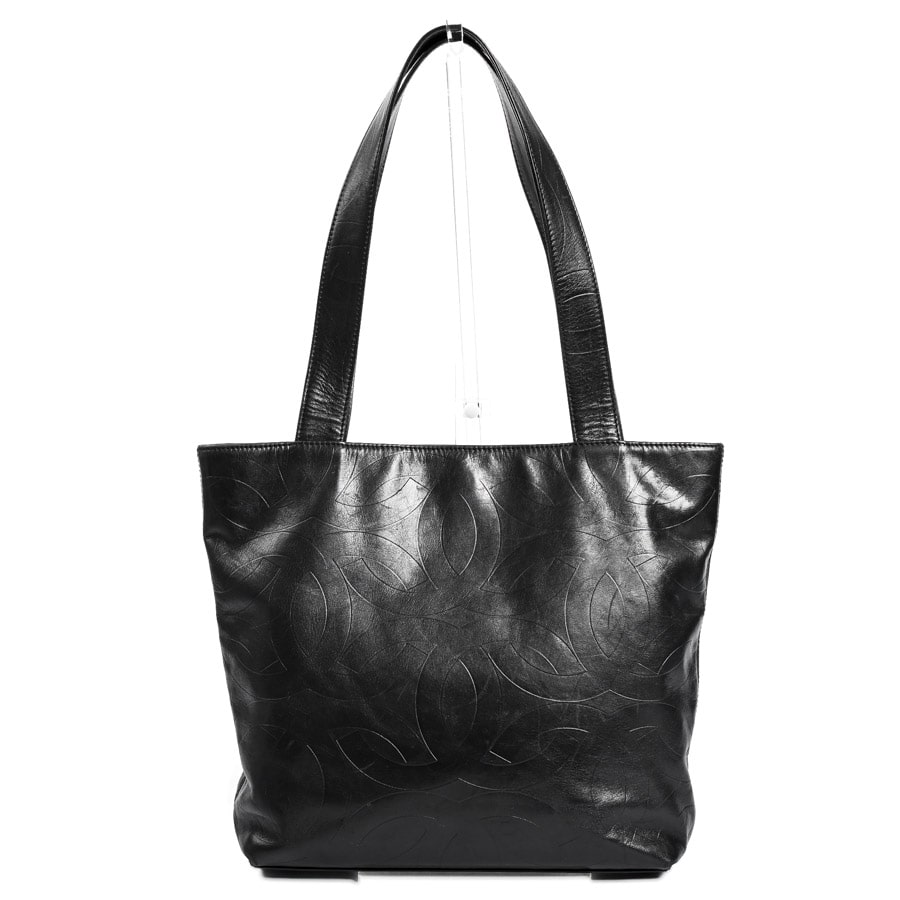 トートバッグ ブラック 約W27xH29xD7cm(実寸)