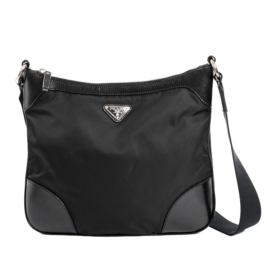 ロングショルダーバッグ ネロ 約W30xH24xD8cm(実寸)