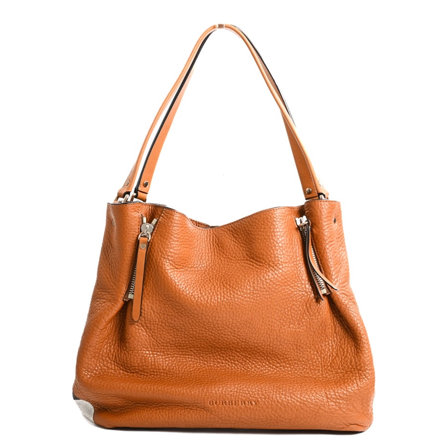 トートバッグ ブラウン 約W31xH31xD15cm(実寸)