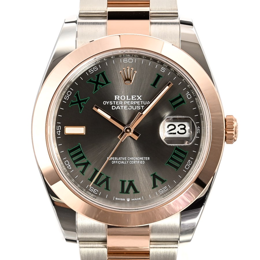 デイトジャスト41 スレート　ローマン ケース:約41mm/ブレスサイズ:約18cm