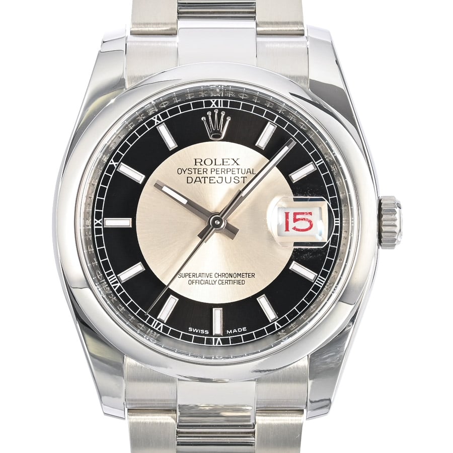 デイトジャスト シルバー / ベルトカラー：ステンレス ケース:約36mm/ブレスサイズ:約18cm