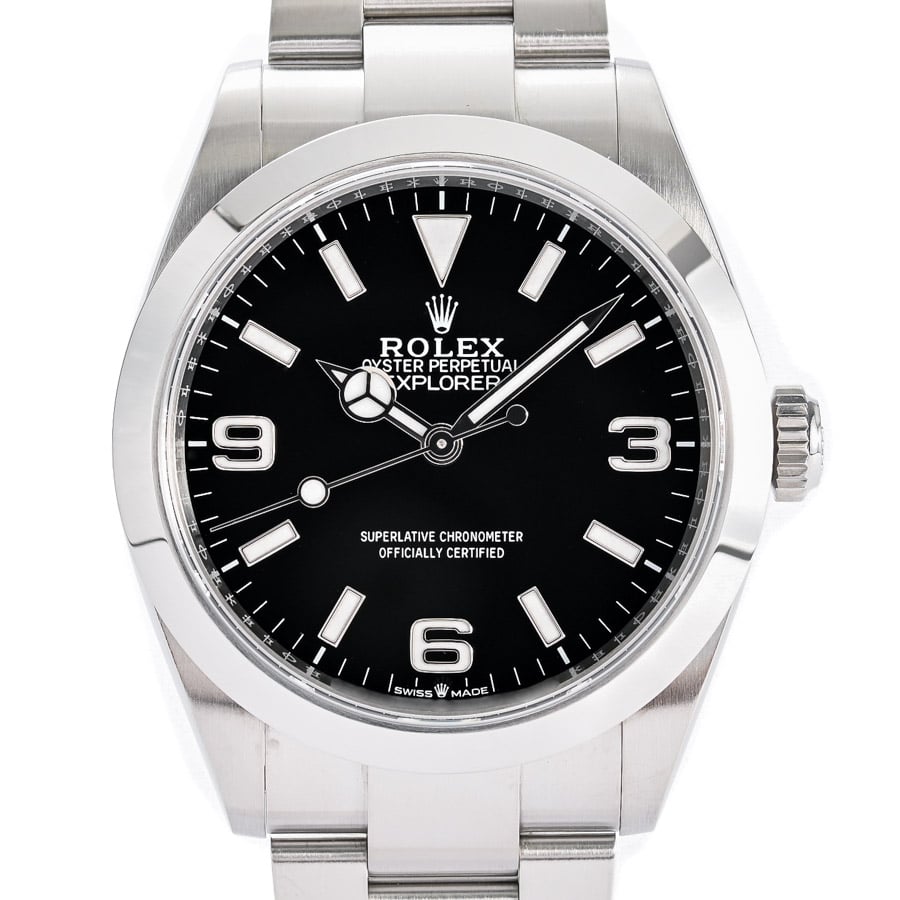 エクスプローラー40 ブラック369 ケース:約40mm/ブレスサイズ:約18.5cm