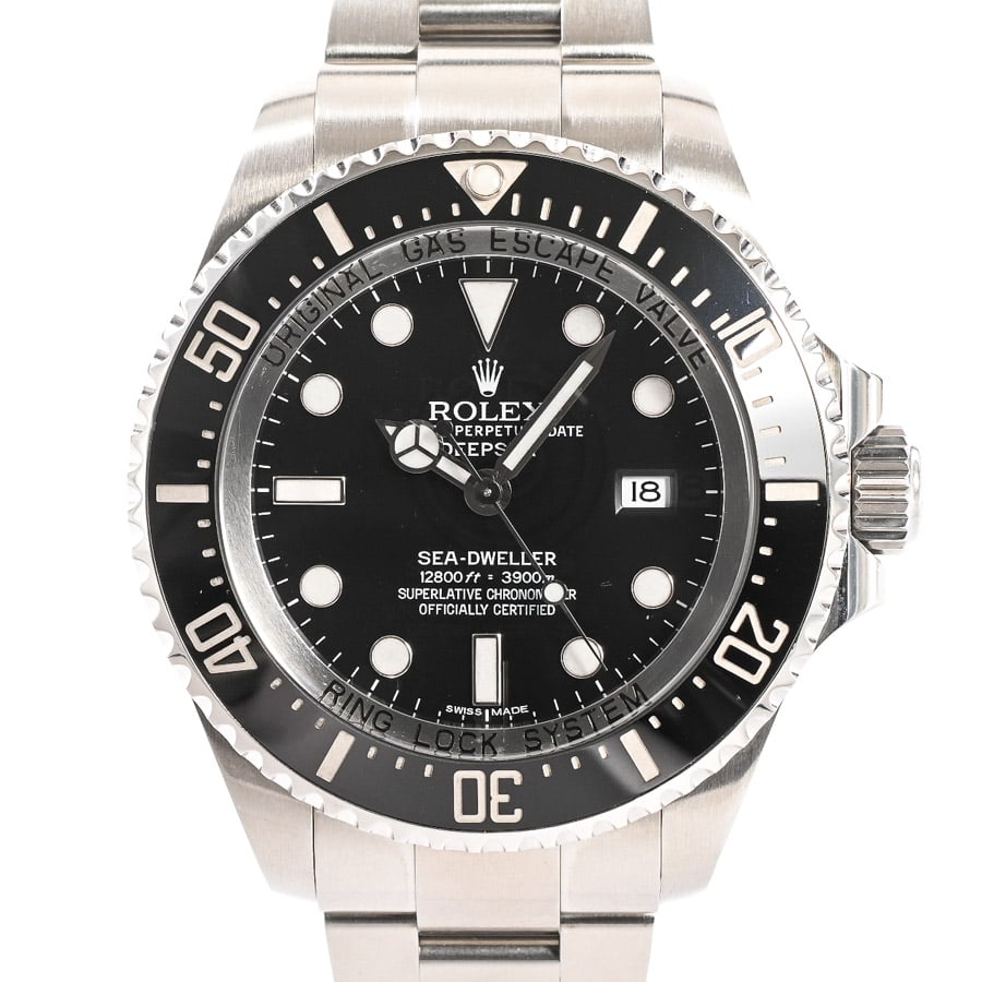 ディープシー ブラック ケース:約44mm/ブレスサイズ:約19.5cm
