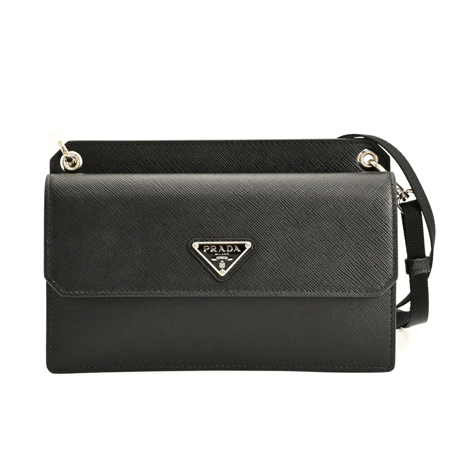 フォンショルダー ネロ 約W18xH10/最大12cm(実寸)
