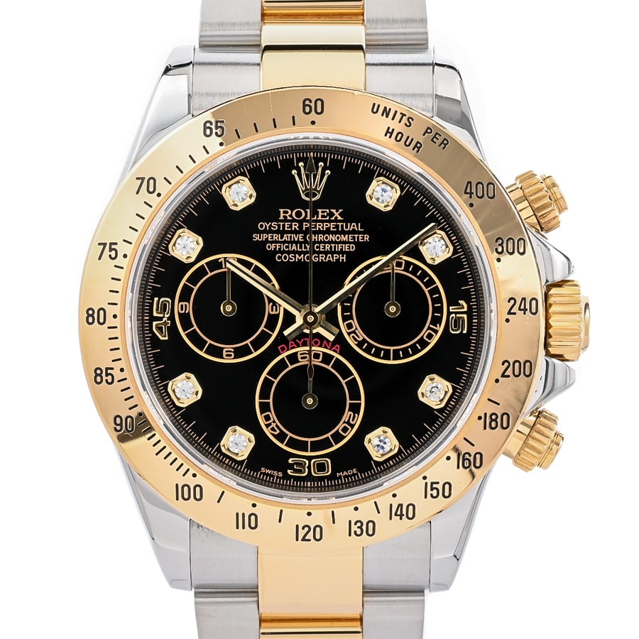 デイトナ ブラック ケース:約40mm/ブレスサイズ:約18cm