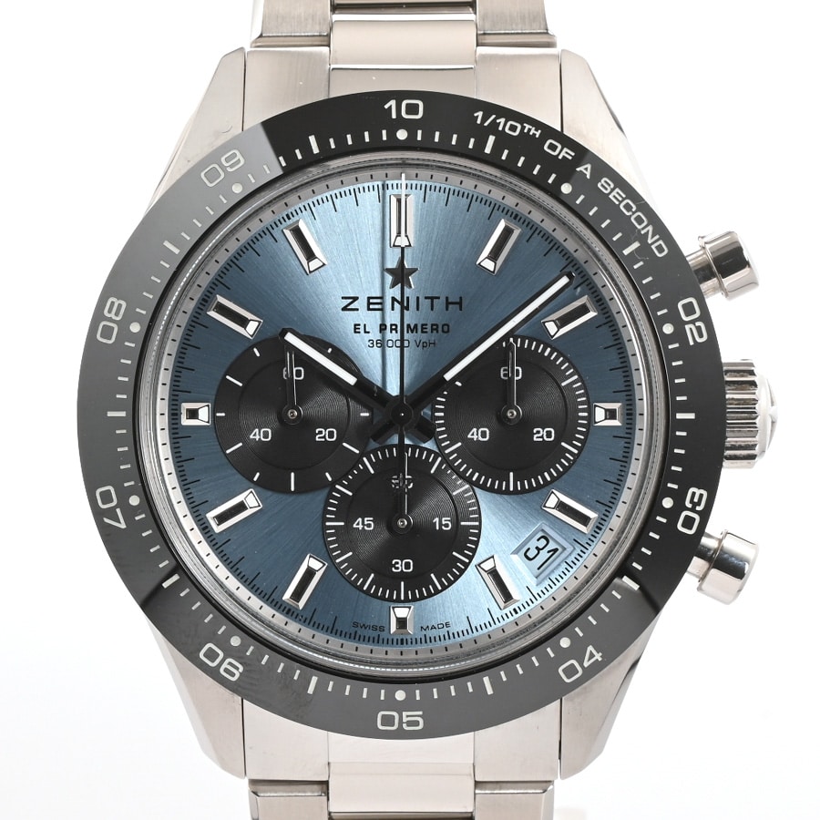 クロノマスター スポーツ ヨシダスペシャルエディション アイスブルー / ベルトカラー：ステンレス ケース:約40mm(実寸)/ブレスサイズ:約20cm