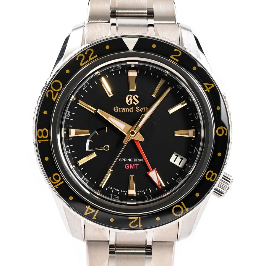 スポーツコレクション スプリングドライブGMT ブラック / ベルトカラー：シルバー ケース:約44mm/ブレスサイズ:約20cm