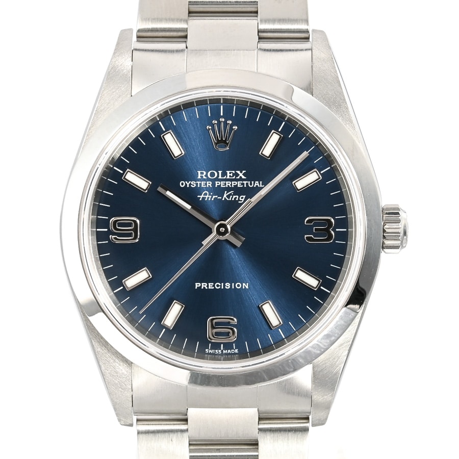 エアキング ブルー369 / ベルトカラー：ステンレス ケース:約34mm/ブレスサイズ:約17.5cm