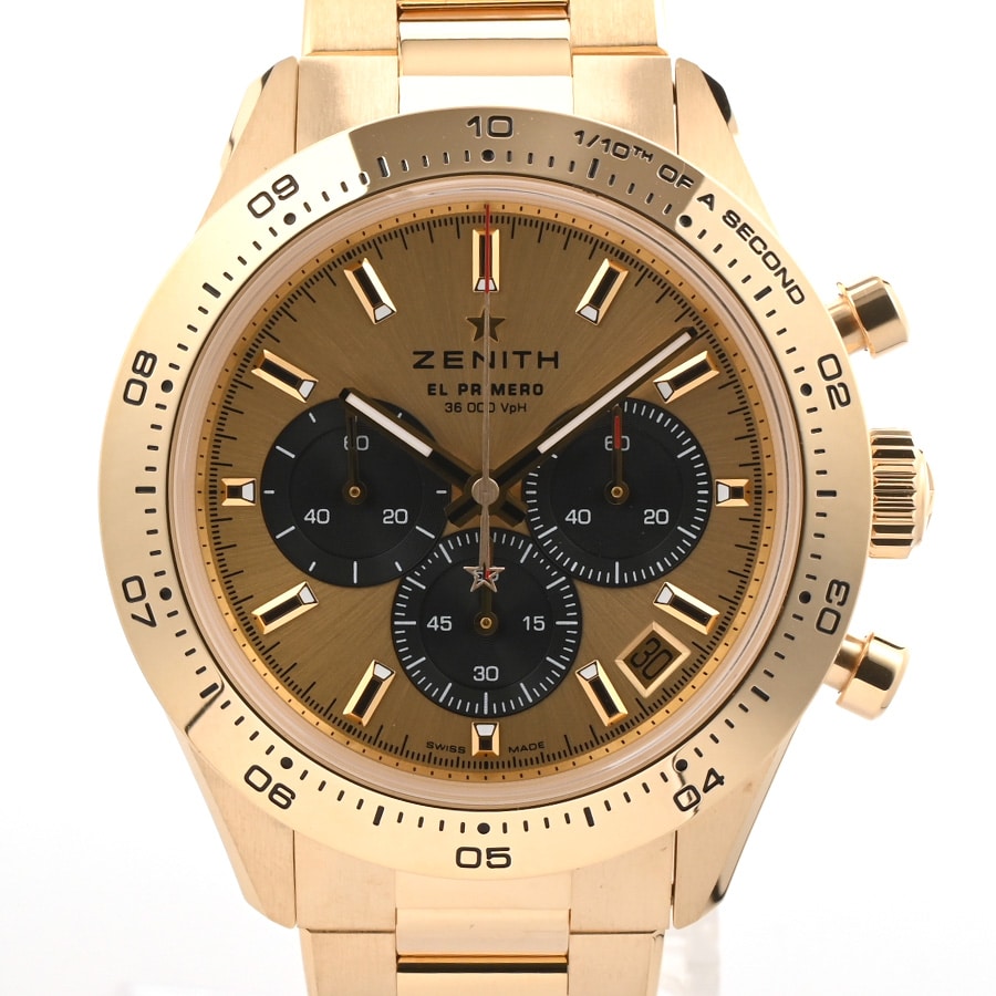 クロノマスター スポーツ シャンパン・ブラック / ベルトカラー：ゴールド ケース:約41mm(実寸)/ブレスサイズ:約18cm