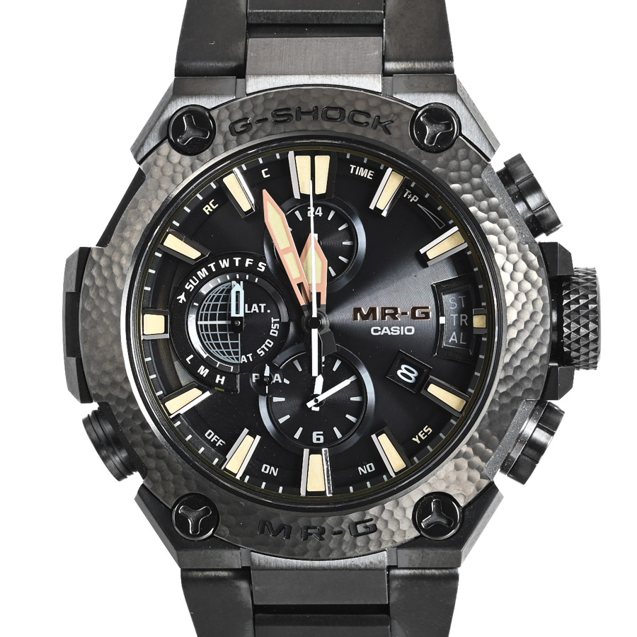 G-SHOCK MR-G 鎚起 ブラック ケース:約49.8mm(実寸)