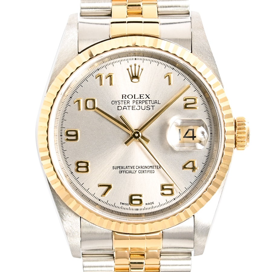 デイトジャスト グレーナンバー ケース:約36mm/ブレスサイズ:約18.5cm