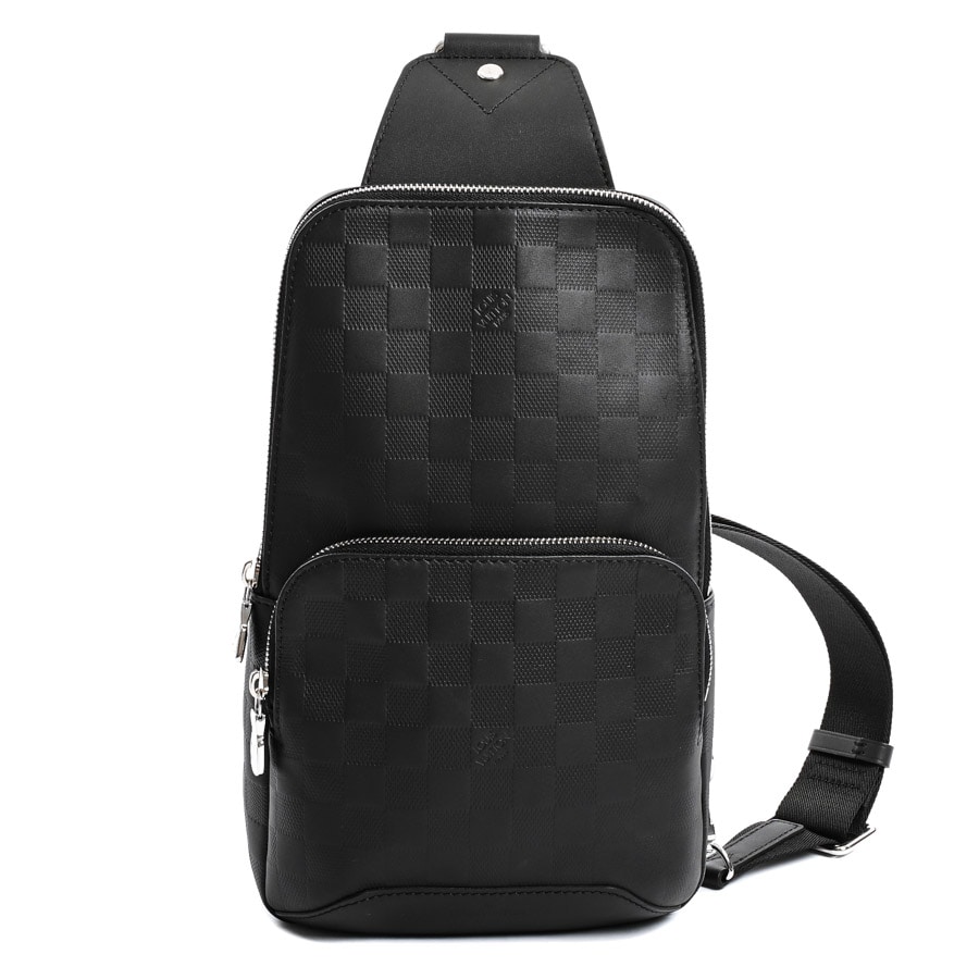 アヴェニュースリングバッグ ブラック 約W18xH31xD5cm(実寸)