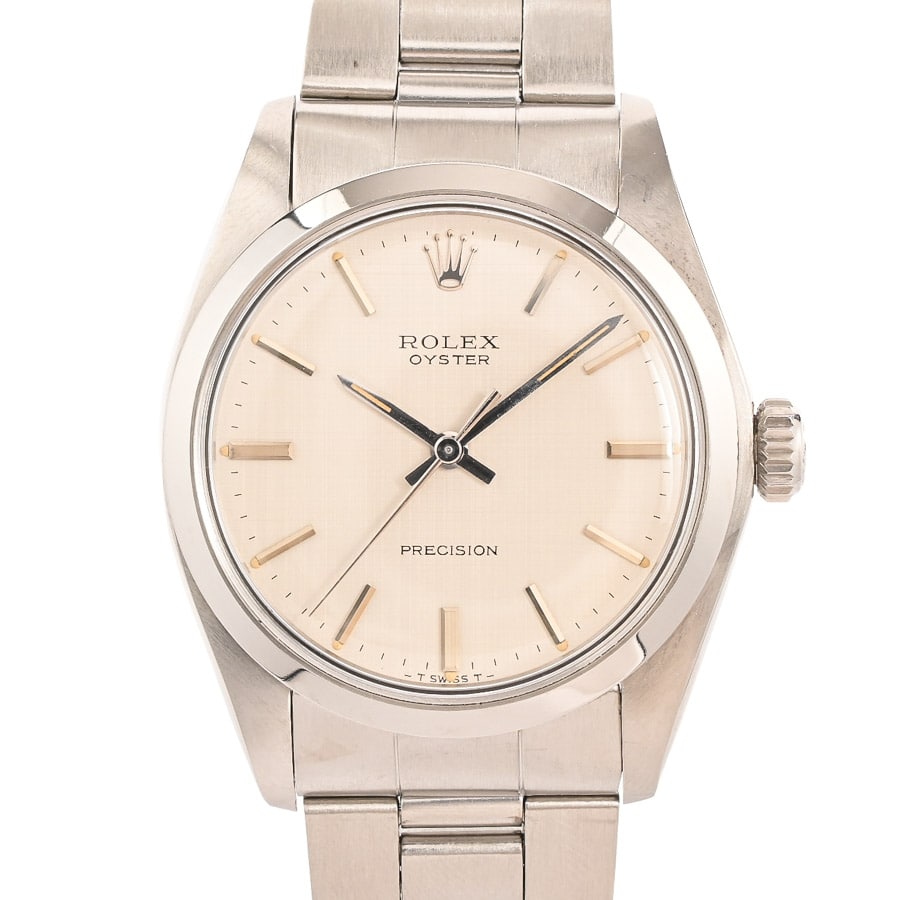 プレシジョン シルバー ケース:約34mm/ブレスサイズ:約17cm