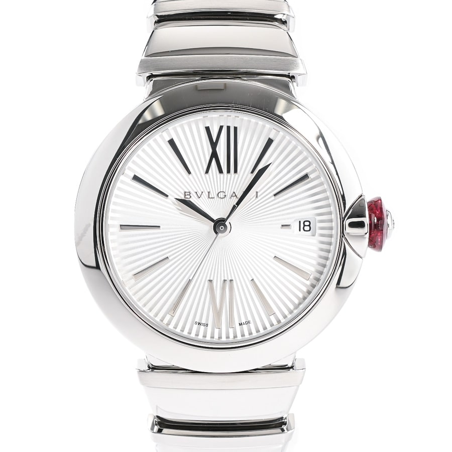 ルチェア シルバー ケース:約36mm(実寸)/ブレスサイズ:約17cm