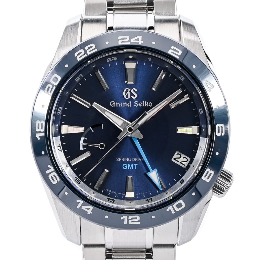 スポーツコレクション スプリングドライブ GMT ブルー / ベルトカラー：ステンレス ケース:約40.5mm/ブレスサイズ:約19.5cm