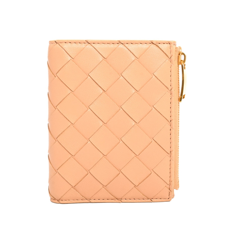 ミディアムウォレット ベージュ 約W11.5xH9cm(実寸)