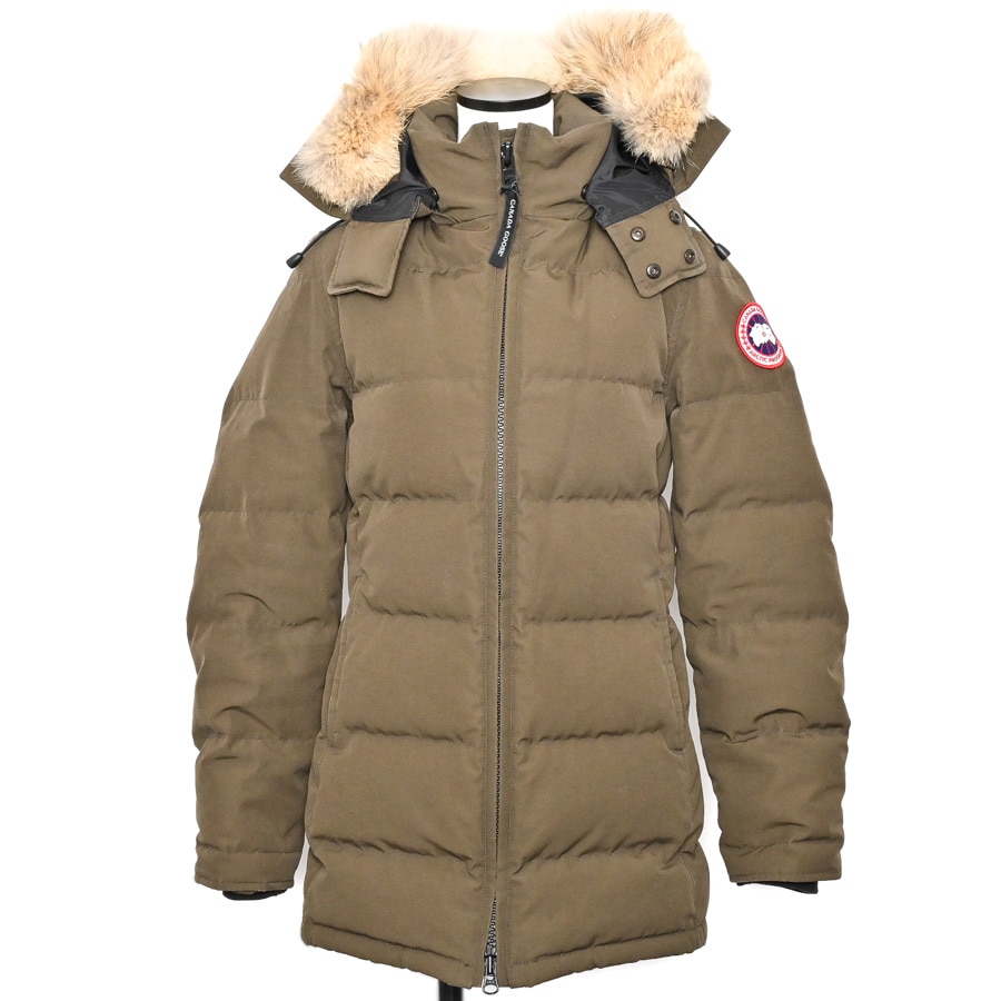 CANADAGOOSE ベルヴィルパーカ カーキ メーカーサイズ#S/肩幅36.5x身幅44x着丈70x袖丈58cm(実寸)