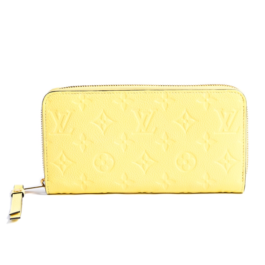 ジッピーウォレット ジョーヌ 約W19xH10cm(実寸)