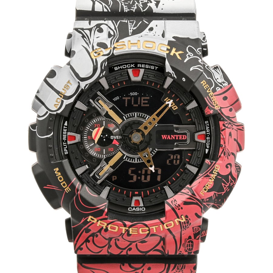 G-SHOCK　ワンピースコラボ ブラック ケース:約51mm(実寸)