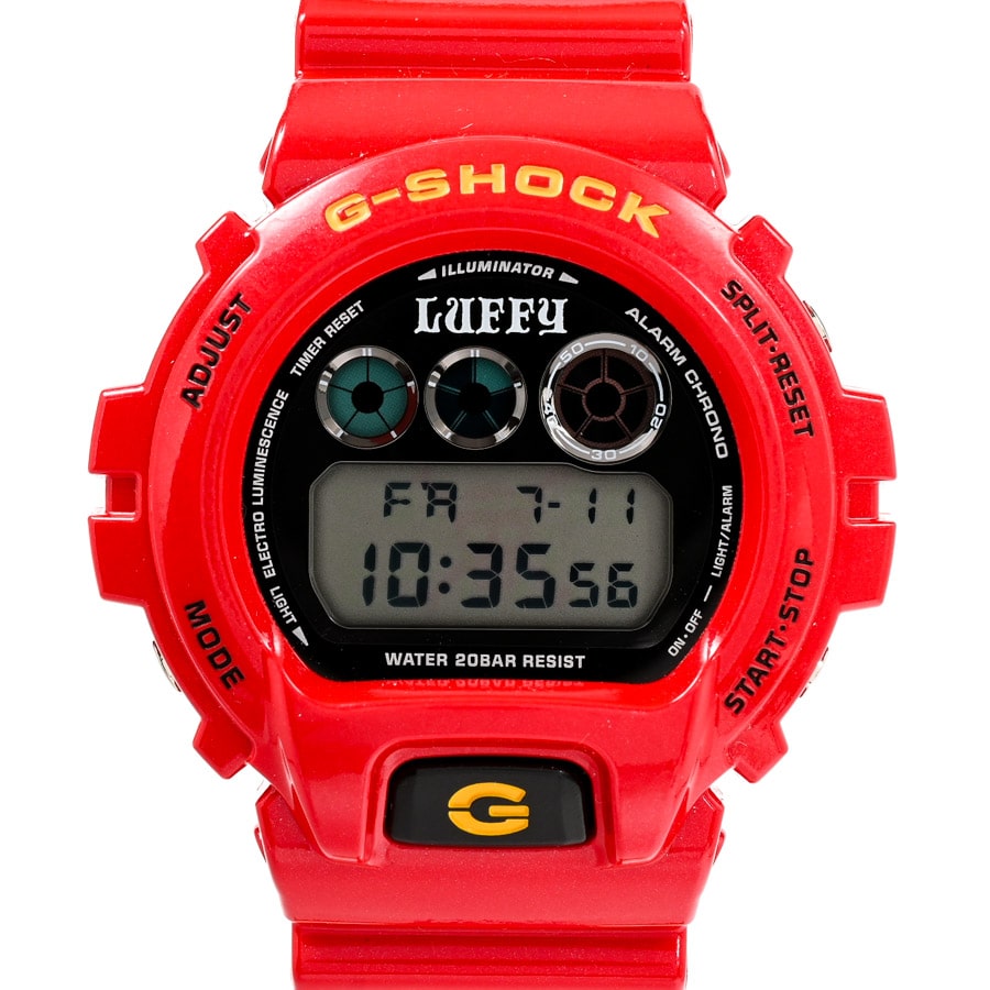 【中古A品】  カシオ G-SHOCK ONEPIECEコラボ  DW-6900FS ステンレス 元町本店