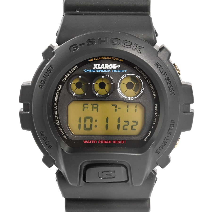 【中古A品】  カシオ G-SHOCK X-LARGEコラボ  DW-6900FS ステンレス 元町本店