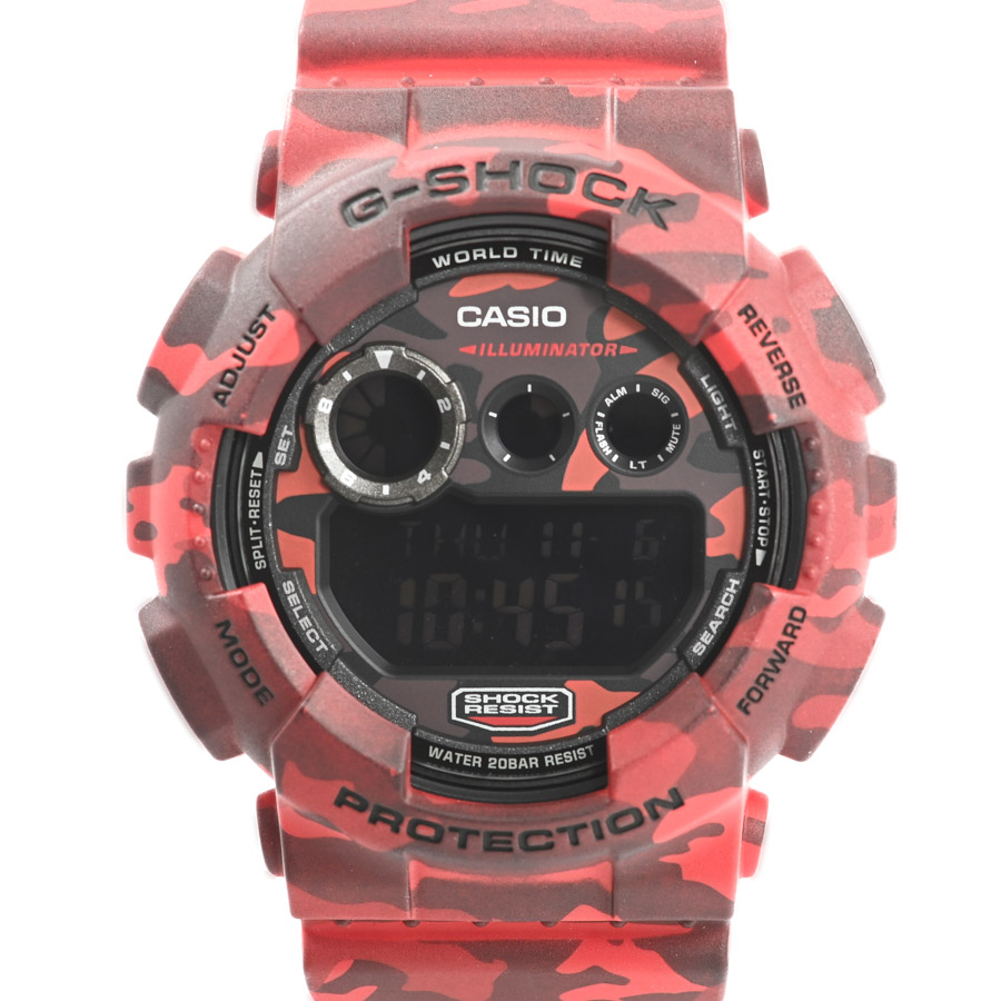 【中古A品】  カシオ G-SHOCK カモフラージュシリーズ  GD-120CM-4JR ステンレス 新宿歌舞伎町店