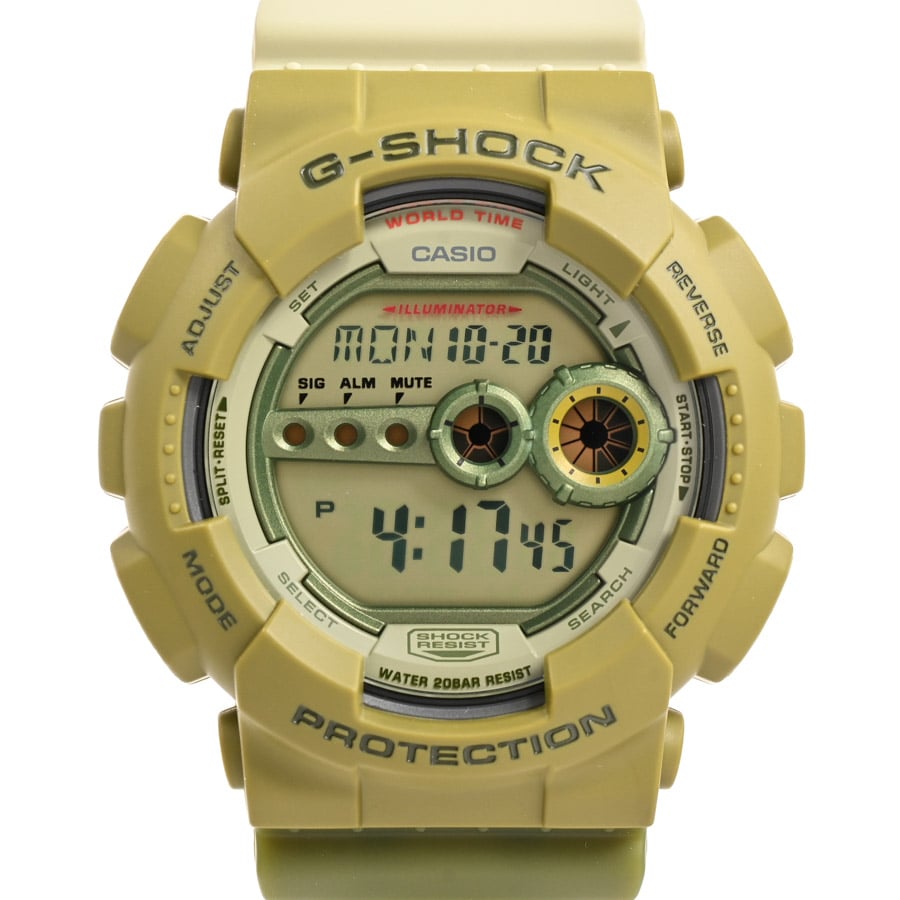 【中古A品】  カシオ G-SHOCK プレイセットプロダクツコラボ  GD-100PS-3JR ステンレス 元町本店