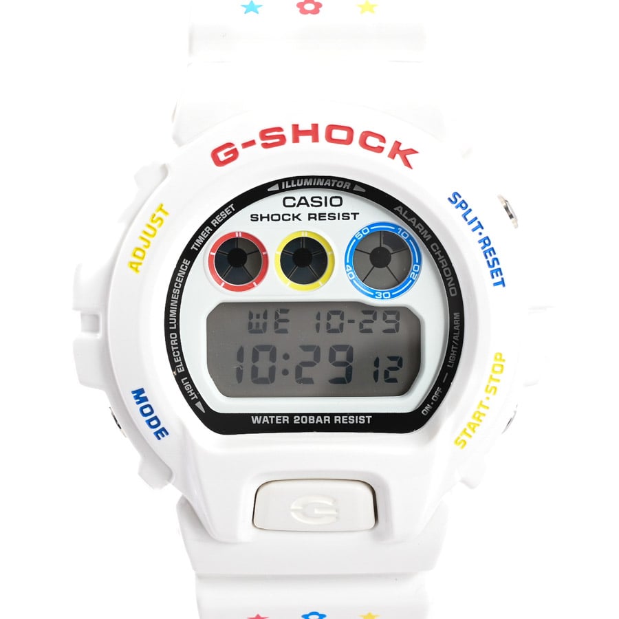 【中古A品】  カシオ G-SHOCK MEDICOM TOY コラボレーションモデル  DW6900MT-7JR ステンレス 銀座