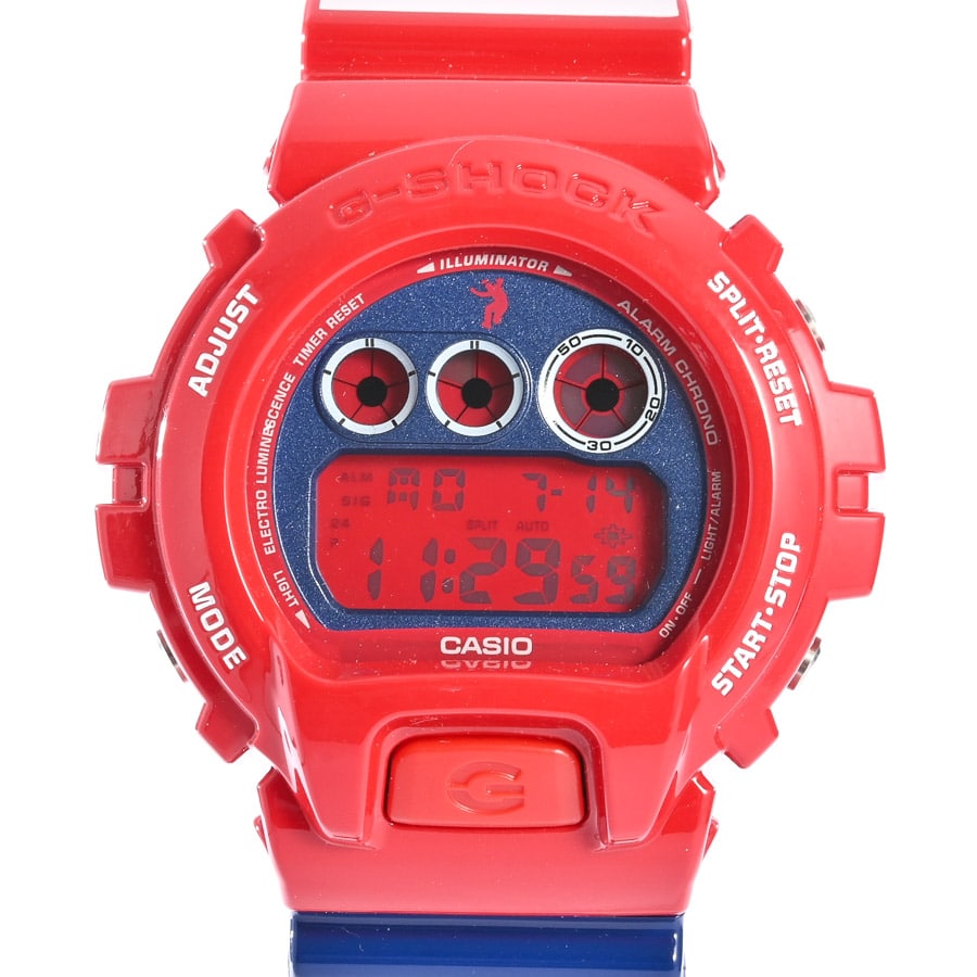 【中古A品】  カシオ G-SHOCK UNION PEGLEG NYC  DW-6900UN-4JR ステンレス 元町本店